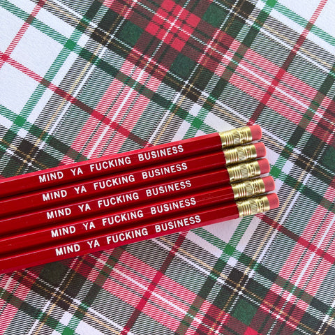 Mind Ya Business Pencil Set