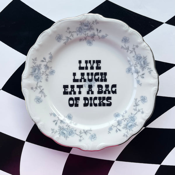 Live Laugh Vintage Plate