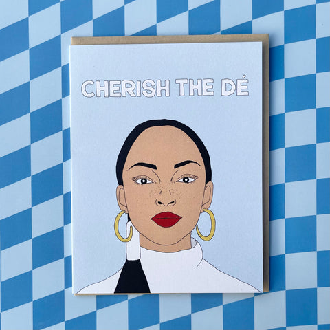 Cherish The De' Greeting Card