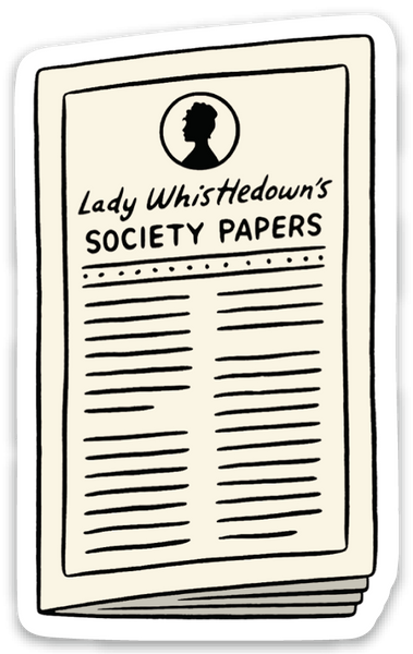 Lady Whistledown's Society Papers Sticker