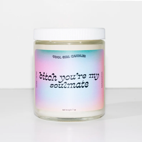 You're My Soulmate 7oz Candle (Coconut + Hibiscus)