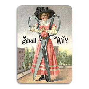 Shall We (Scissor)? Greeting Card