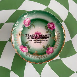 Brains, Beauty Vintage Mini Bowl