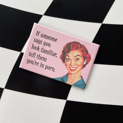 You Look Familiar Magnet