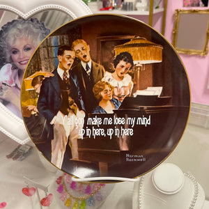 Party Up Vintage Plate