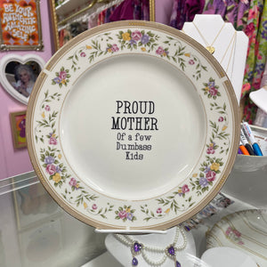 Proud Mother Large Vintage Plate
