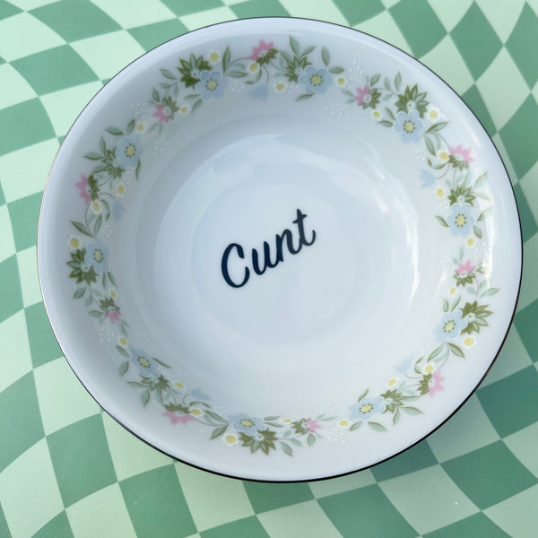 C*nt Vintage Bowl