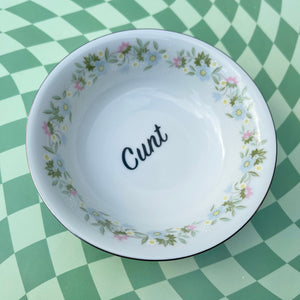 C*nt Vintage Bowl