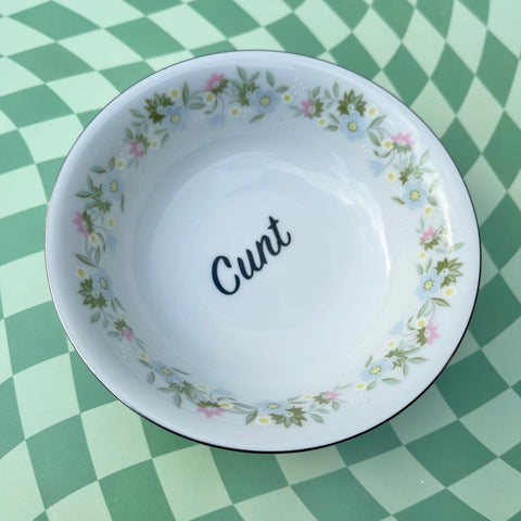 C*nt Vintage Bowl