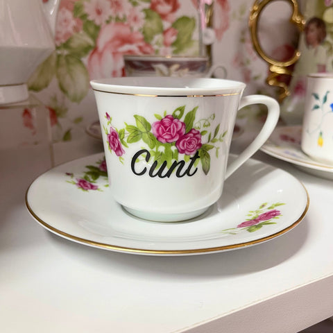 C*nt Vintage Tea Set