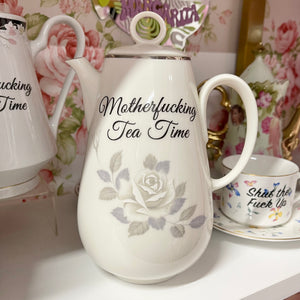 MF Tea Time Vintage Teapot