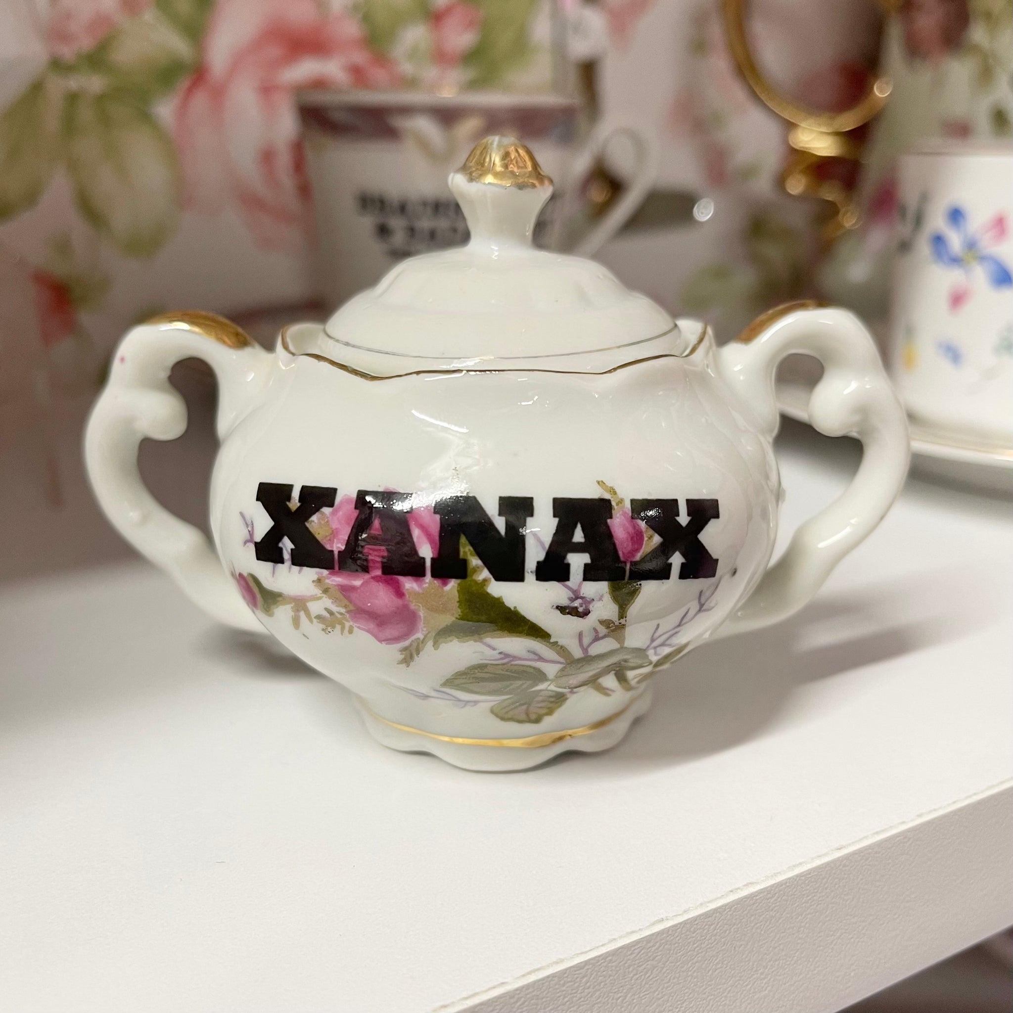 Xan*x Vintage Sugar/Stash Bowl