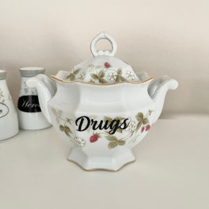 Dr*gs Vintage Sugar/Stash Bowl