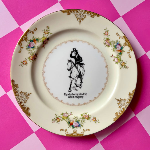 Pony Vintage Plate PREORDER SHIPS OUT 9/23/26