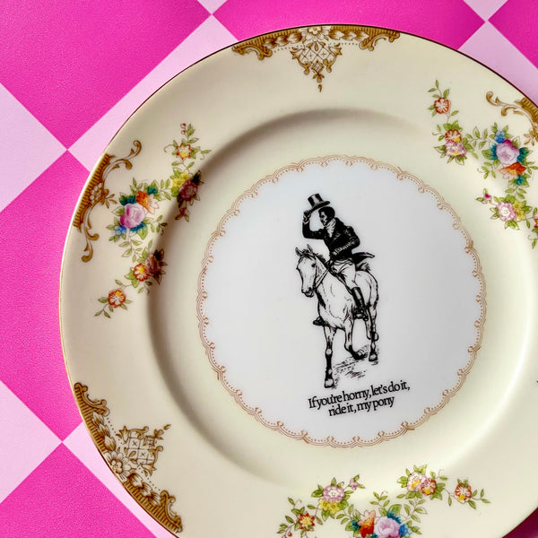 Pony Vintage Plate PREORDER SHIPS OUT 9/23/26