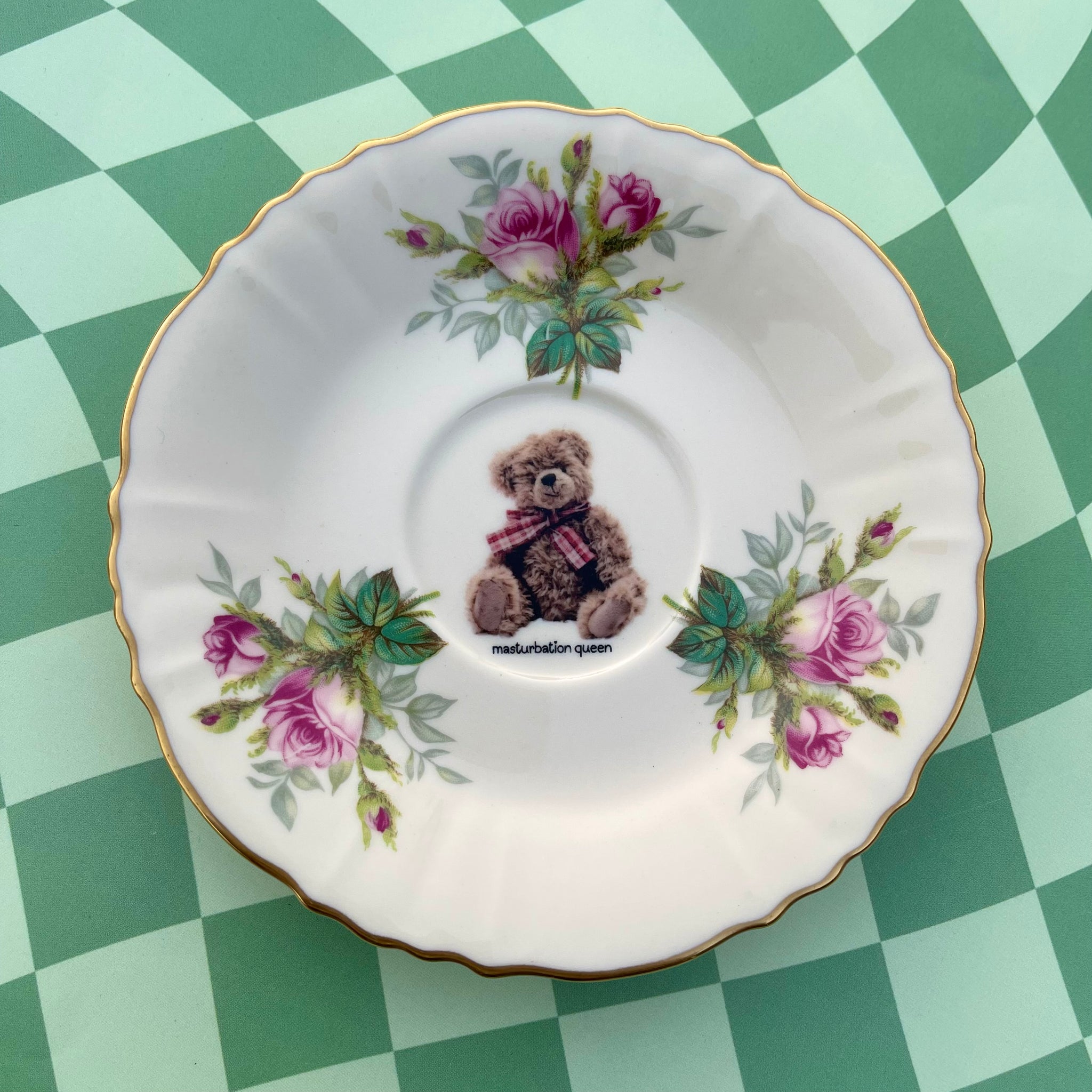 Mast*rbation Queen Vintage Dish