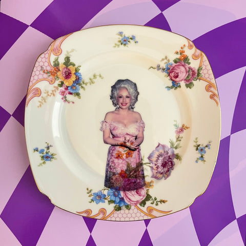 Dolly Vintage Plate