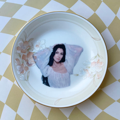 Cher Vintage Plate