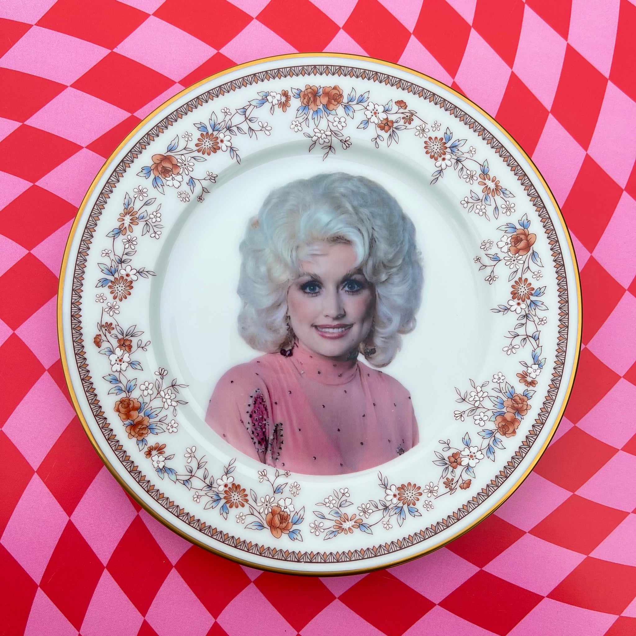 Dolly Vintage Plate