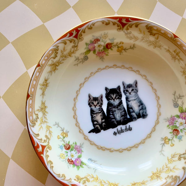 No Kids Club Vintage Mini Bowl