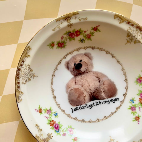 Just Don't Get It In My Eyes Vintage Mini Bowl