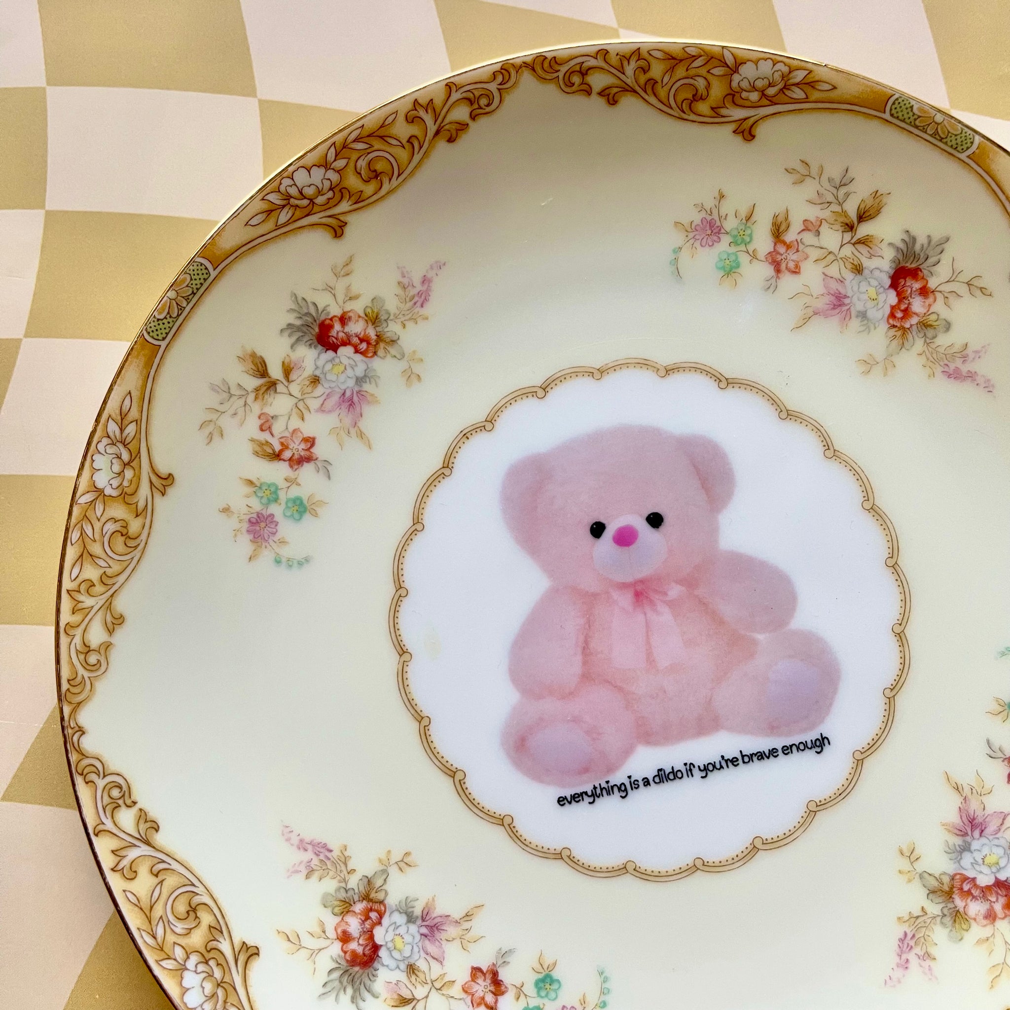 Everything Is A D*ldo If You're Brave Enough Vintage Dish