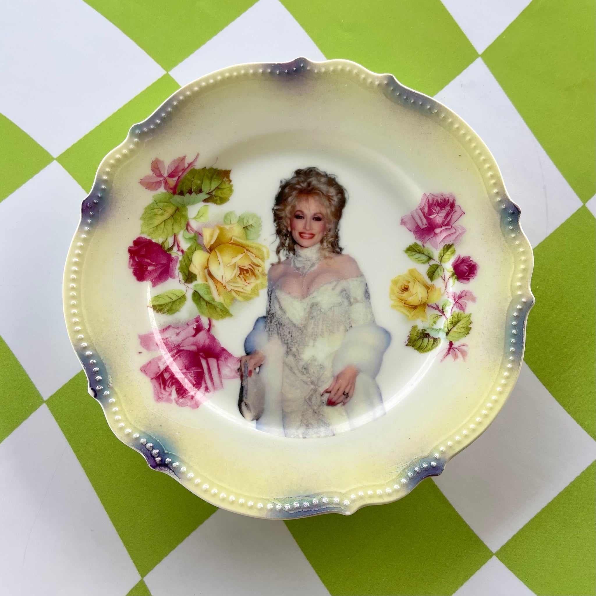 Dolly Vintage Plate