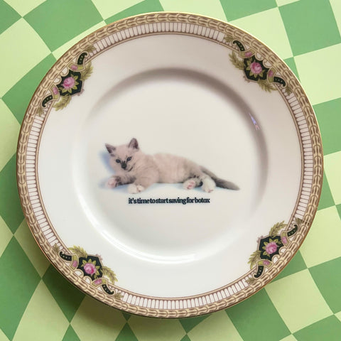 It's Time To Start Saving For Botox Vintage Trinket Dish