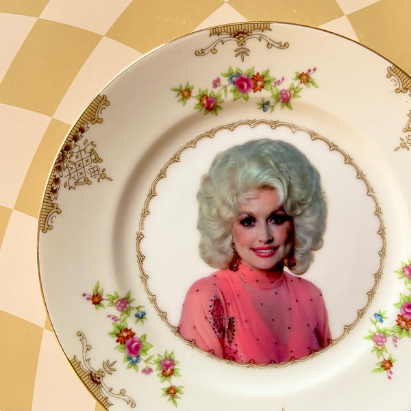 Dolly Vintage Plate