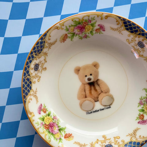 I F*ck Better Than I Cook Vintage Mini Bowl