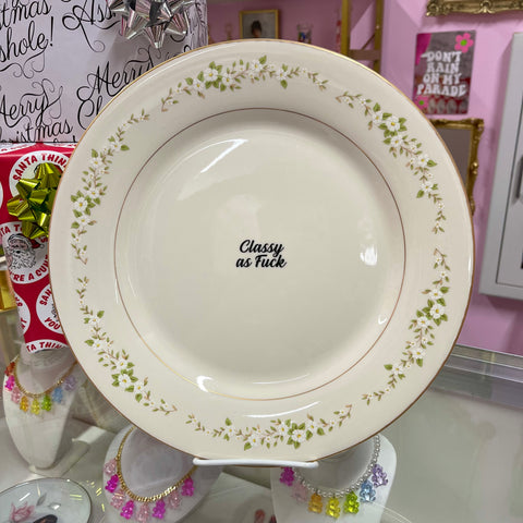 Classy AF Vintage Plate