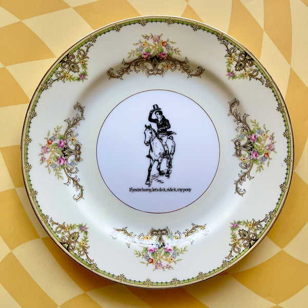 My Pony Vintage Plate