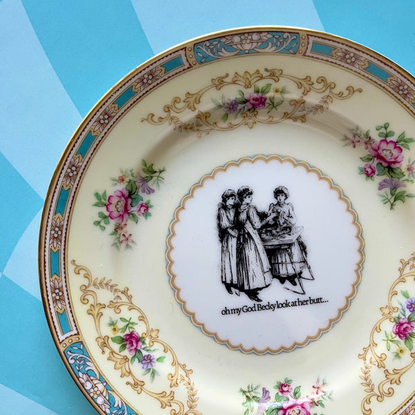 Oh My God Becky Vintage Plate
