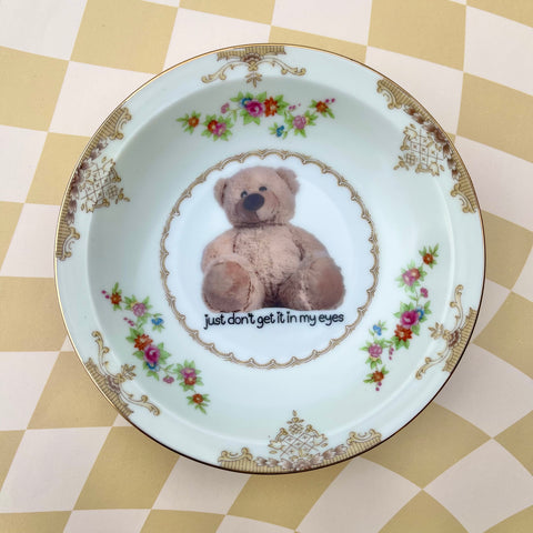 Just Don't Get It In My Eyes Vintage Mini Bowl