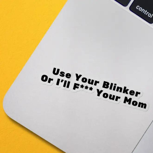 Use Your Blinker Mini Sticker