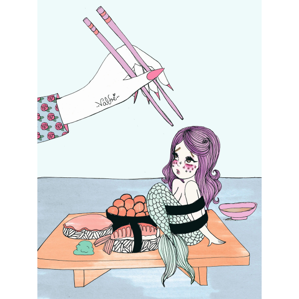 Sushi 18x24" Print