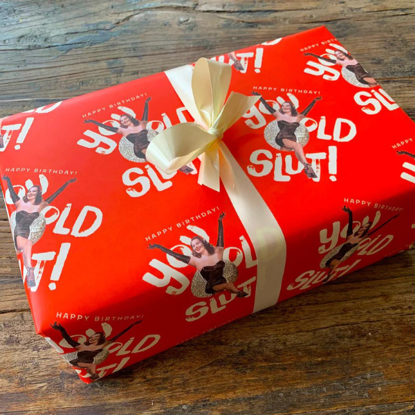 Happy Birthday You Old S**t Wrapping Paper