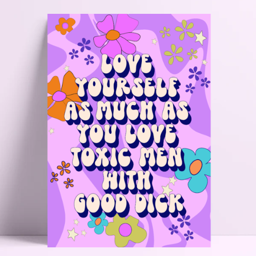 Love Yourself Print – Backseat Love