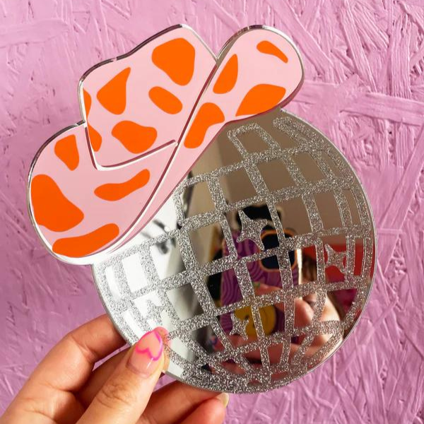 Cowgirl Disco Mini Mirror