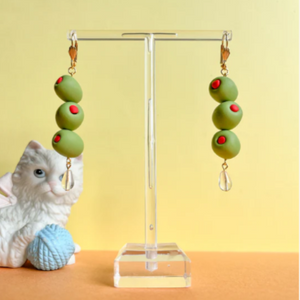 Martini Olive Earrings