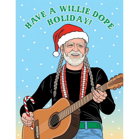 Willie Dope Holiday Greeting Card