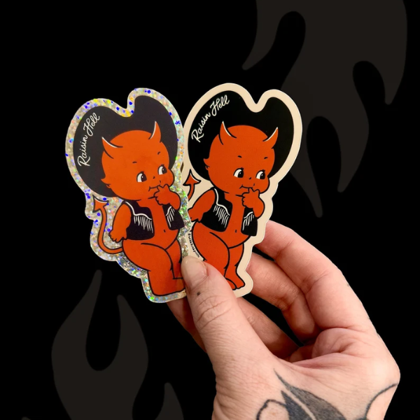 Kewpie Little Devil Sticker – Backseat Love