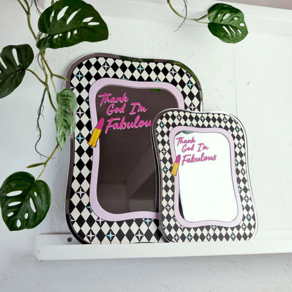 Thank God I'm Fabulous Mirror (Large Size)