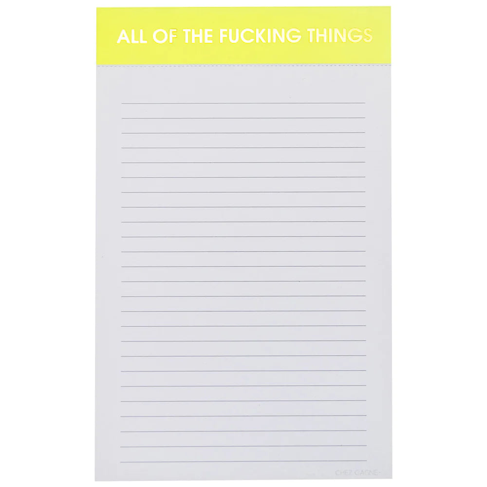 All The F**king Things Notepad