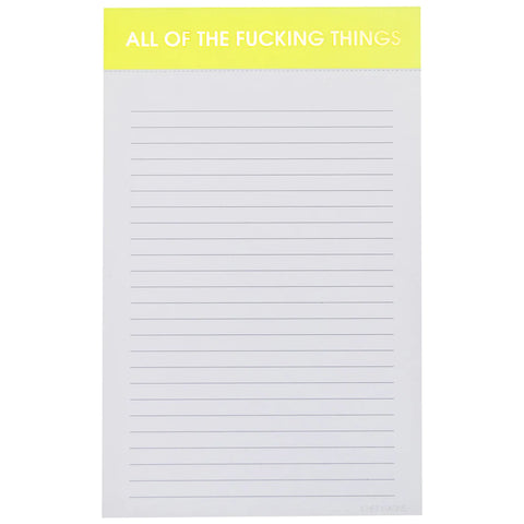 All The F**king Things Notepad