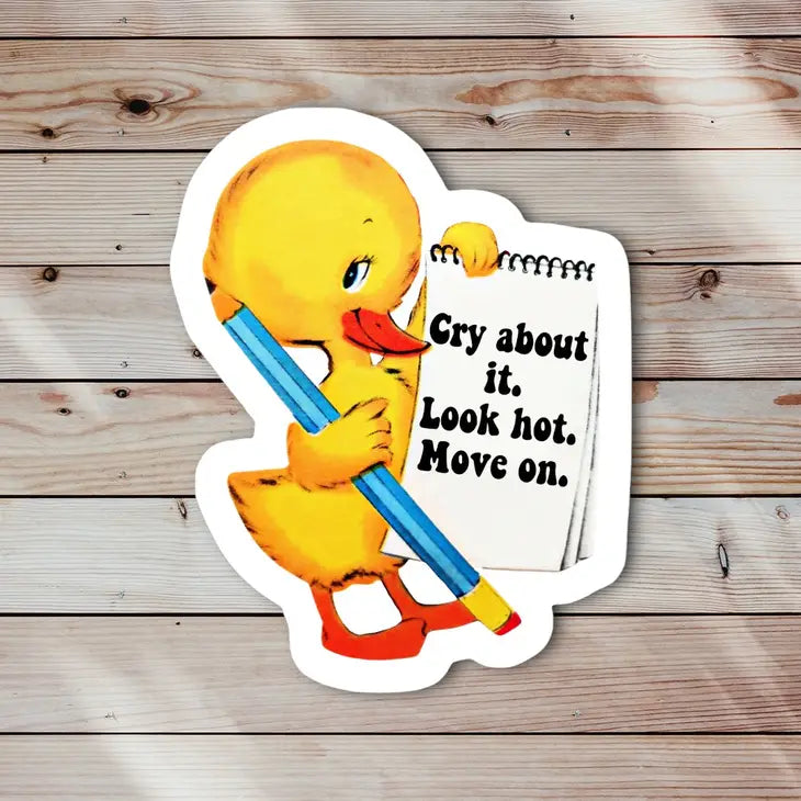 Cry About It Look Hot Sticker