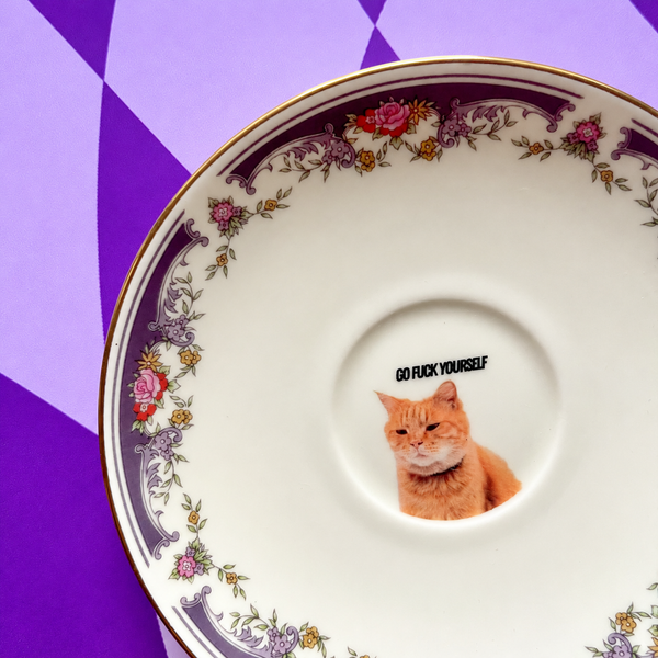 Go F Yourself Trinket Dish 6"