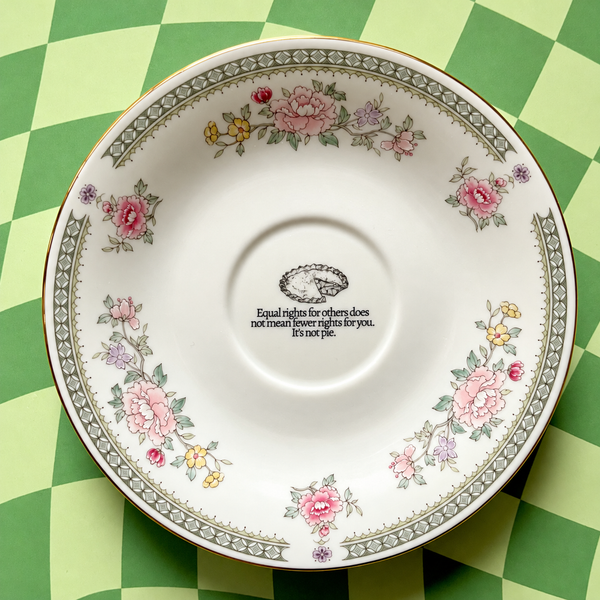 Equal Rights Vintage Plate 6"