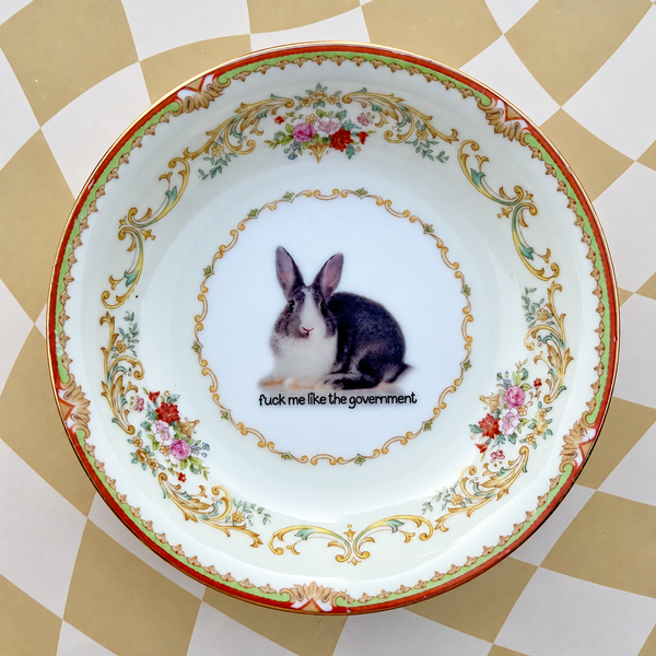F*ck Me Like The Government Vintage Mini Bowl 5"