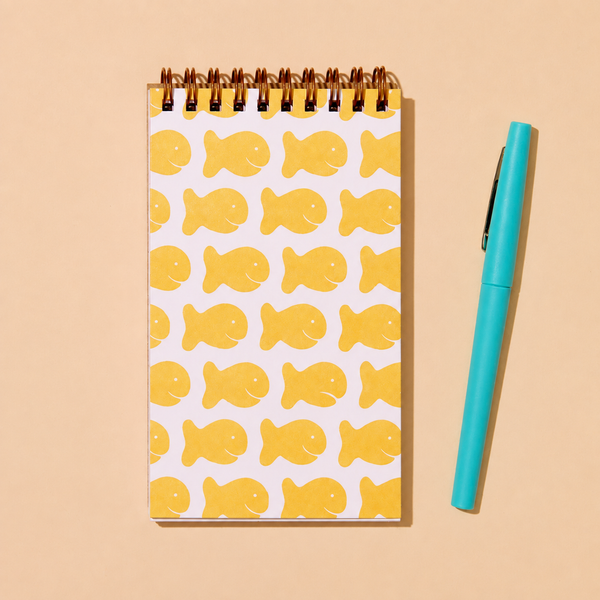 Fish Crackers Small Spiral Notebook